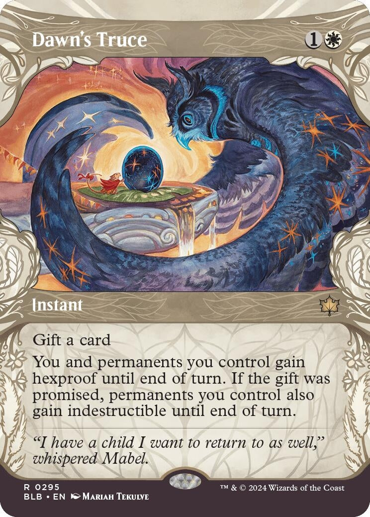 Image for Dawn's Truce (Showcase) (Bloomburrow) (295) - Magic: The Gathering