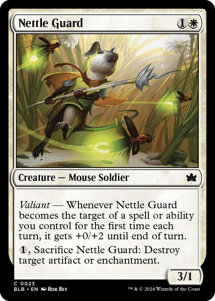 Image for Nettle Guard (Bloomburrow) (23) - Magic: The Gathering