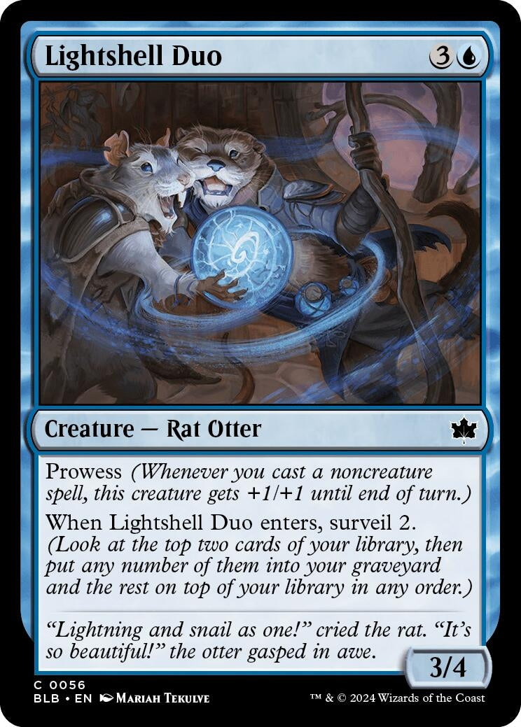 Image for Lightshell Duo (Bloomburrow) (56) - Magic: The Gathering