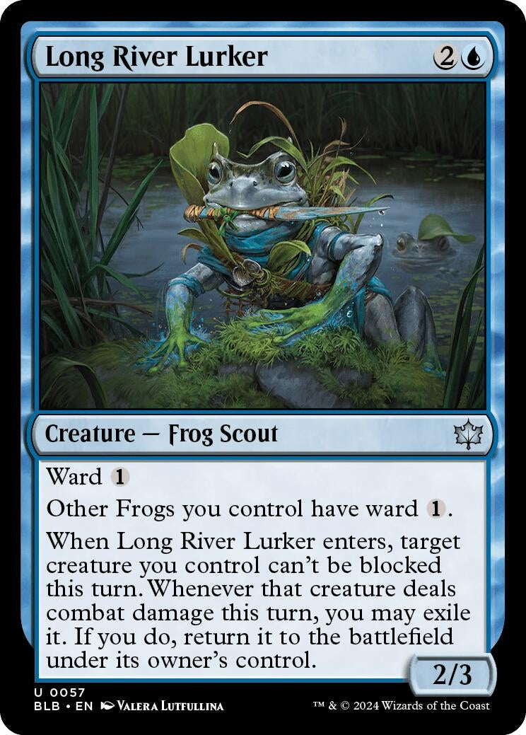 Image for Long River Lurker (Bloomburrow) (57) - Magic: The Gathering