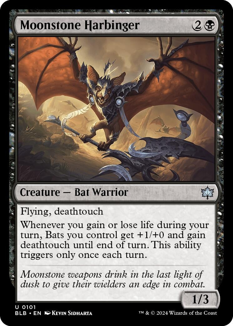 Image for Moonstone Harbinger (Bloomburrow) (101) - Magic: The Gathering