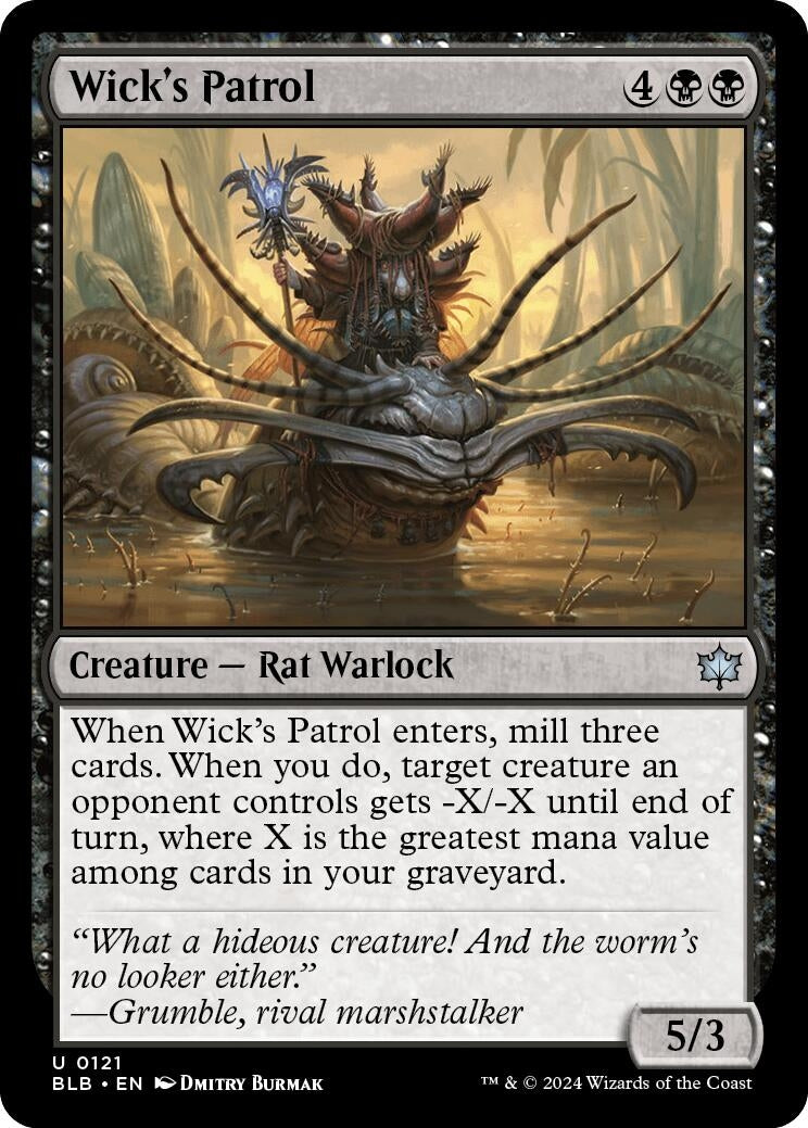 Image for Wick's Patrol (Bloomburrow) (121) - Magic: The Gathering