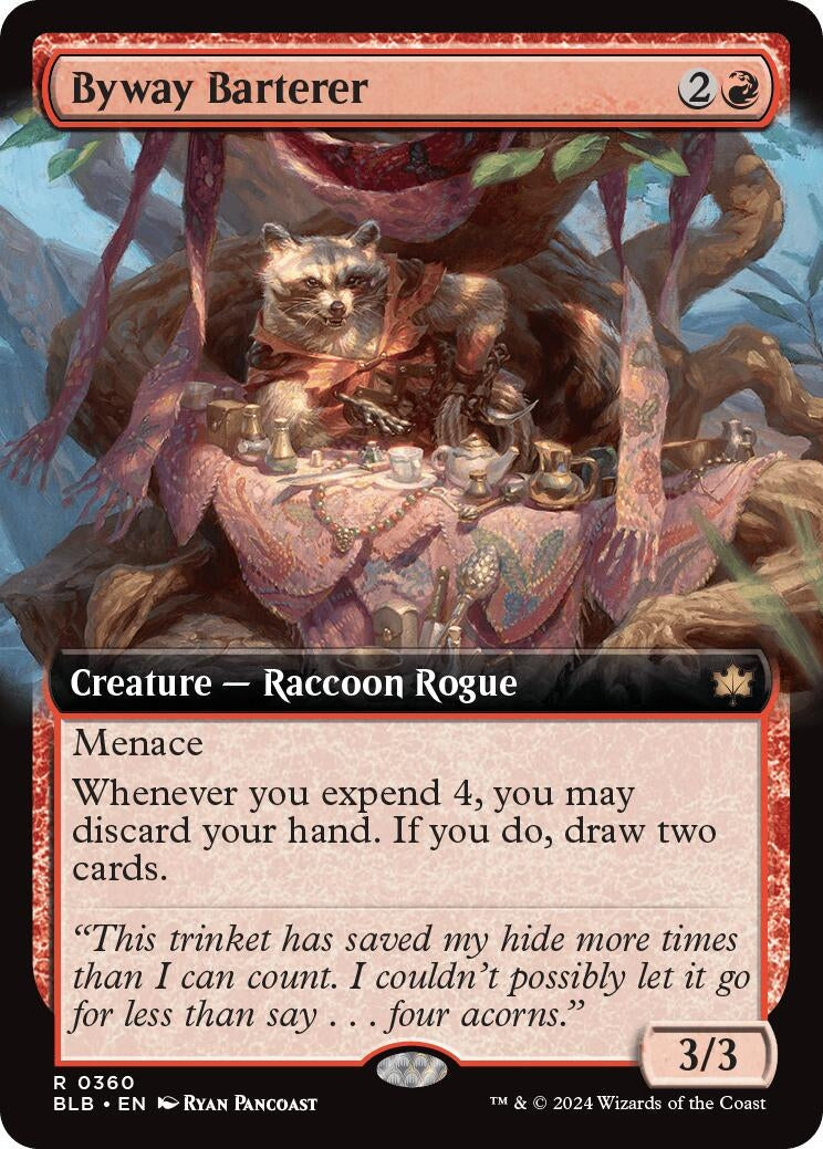 Image for Byway Barterer (Extended Art) (Bloomburrow) (360) - Magic: The Gathering