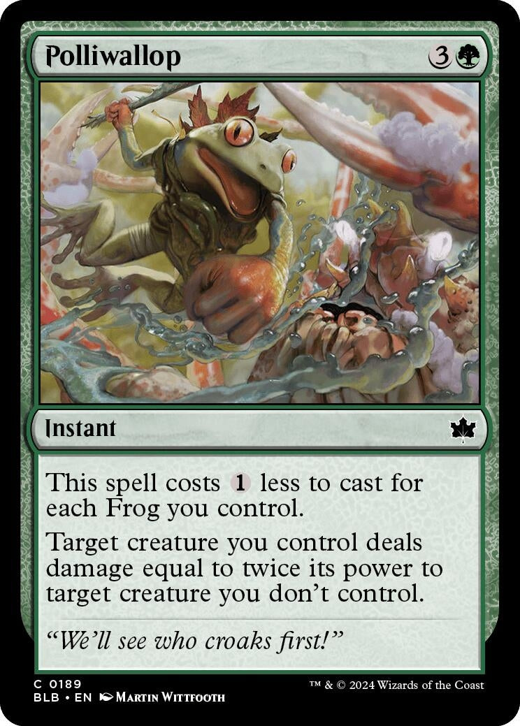 Image for Polliwallop (Bloomburrow) (189) - Magic: The Gathering