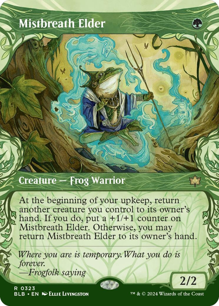 Image for Mistbreath Elder (Showcase) (Bloomburrow) (323) - Magic: The Gathering