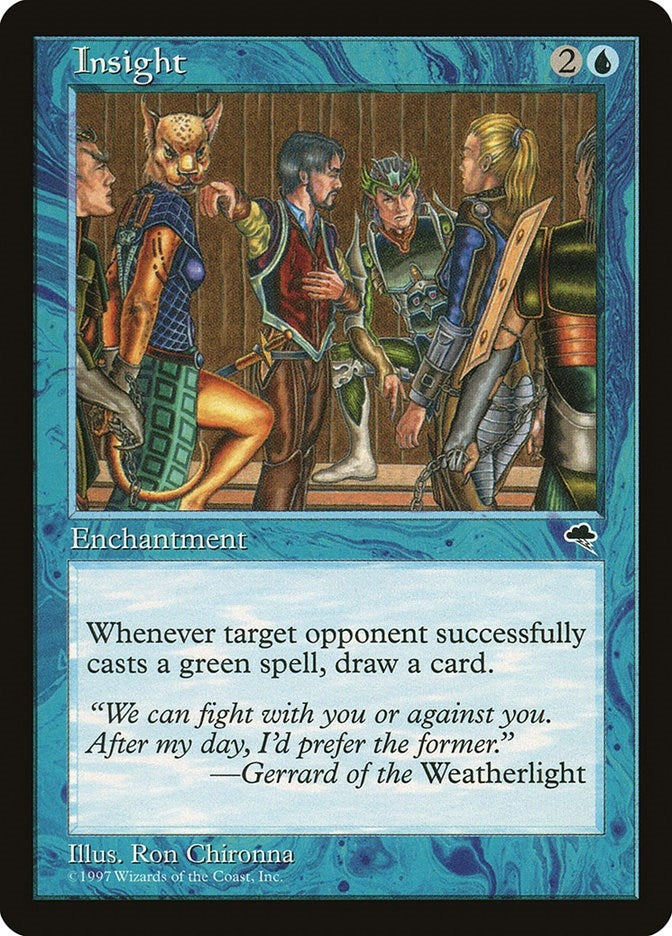 Image for Insight (Tempest) (68) - Magic: The Gathering