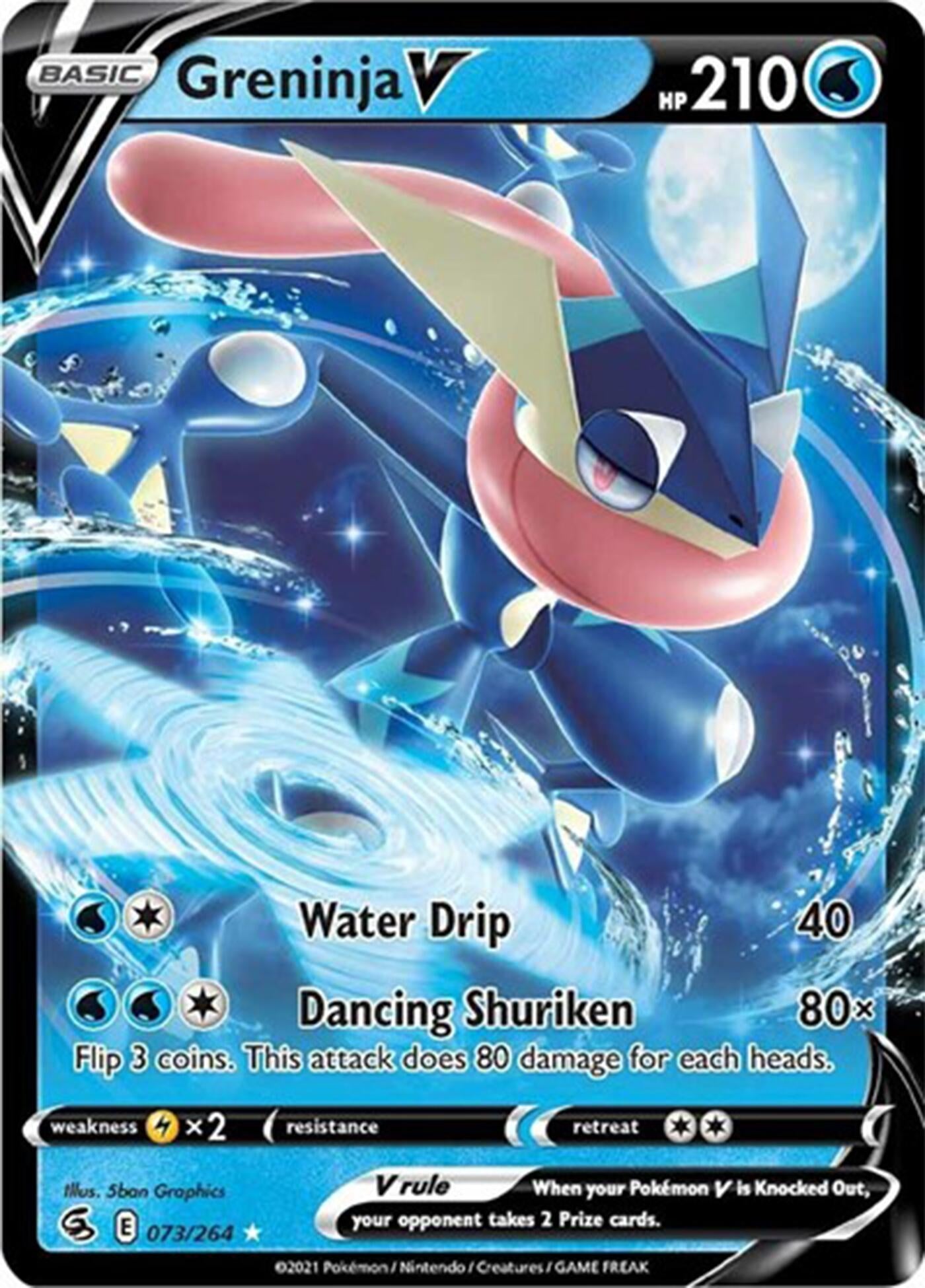 Image for Greninja V - 073/264 (Non-Holo) (Deck Exclusives) (073/264) - Pokemon