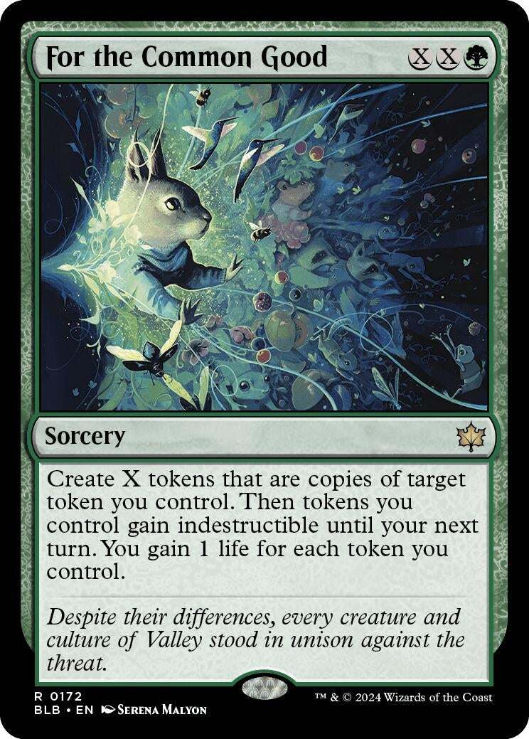 Image for For the Common Good (Bloomburrow) (172) - Magic: The Gathering