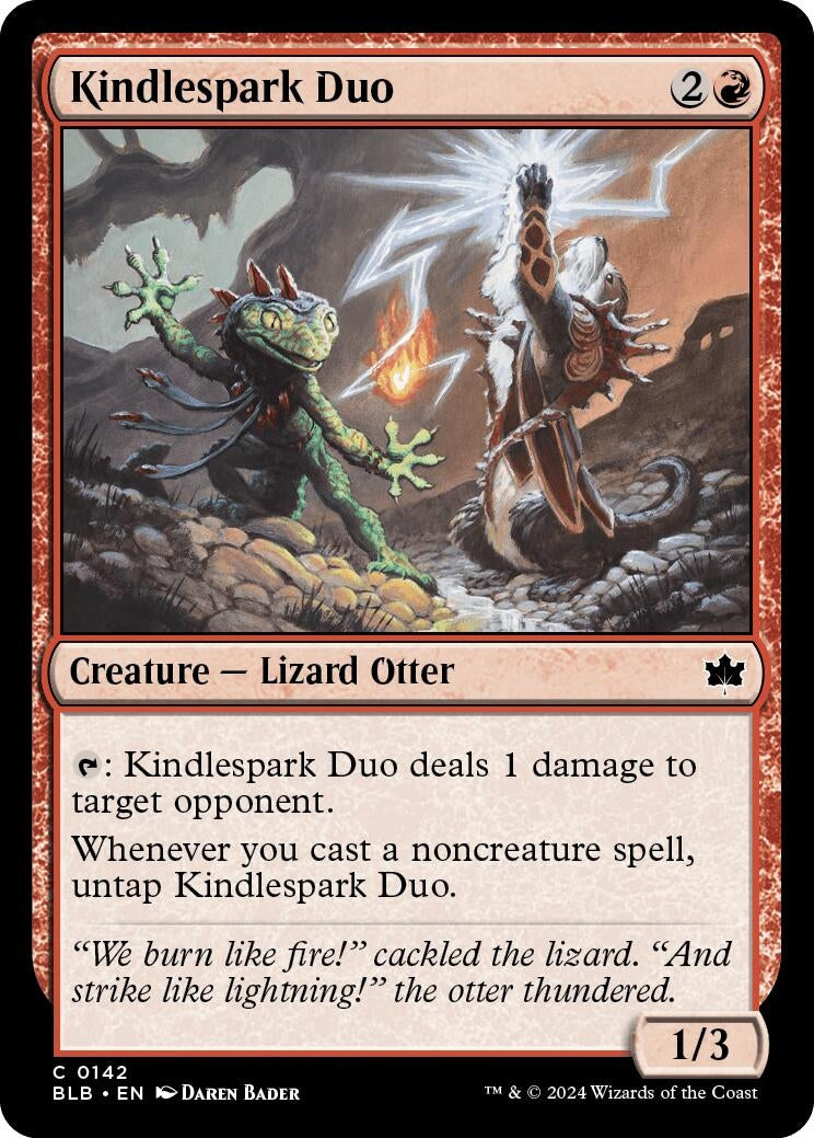 Image for Kindlespark Duo (Bloomburrow) (142) - Magic: The Gathering
