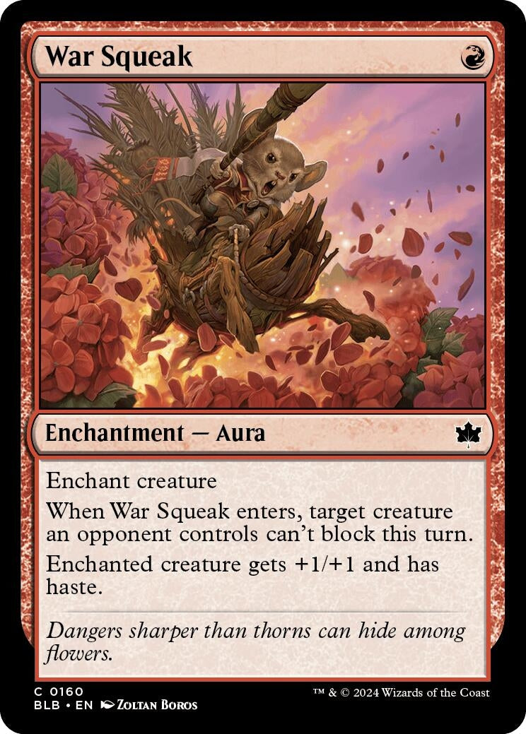 Image for War Squeak (Bloomburrow) (160) - Magic: The Gathering