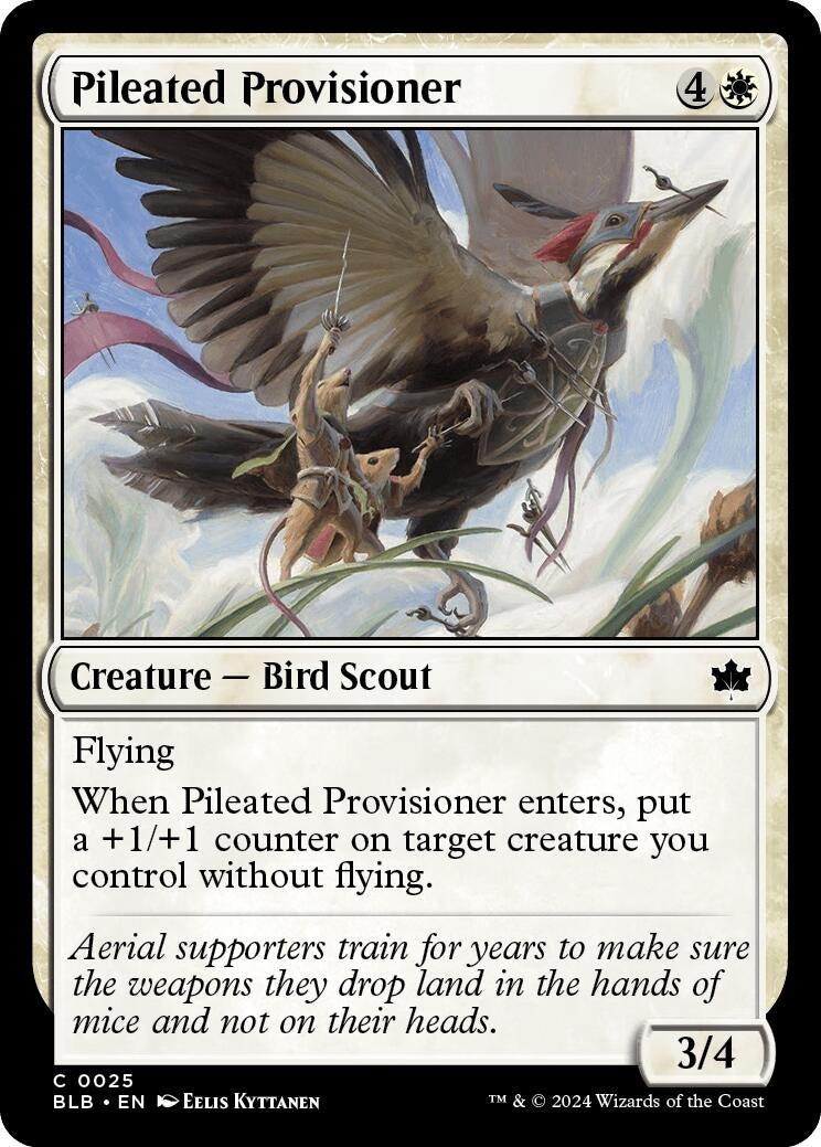 Image for Pileated Provisioner (Bloomburrow) (25) - Magic: The Gathering