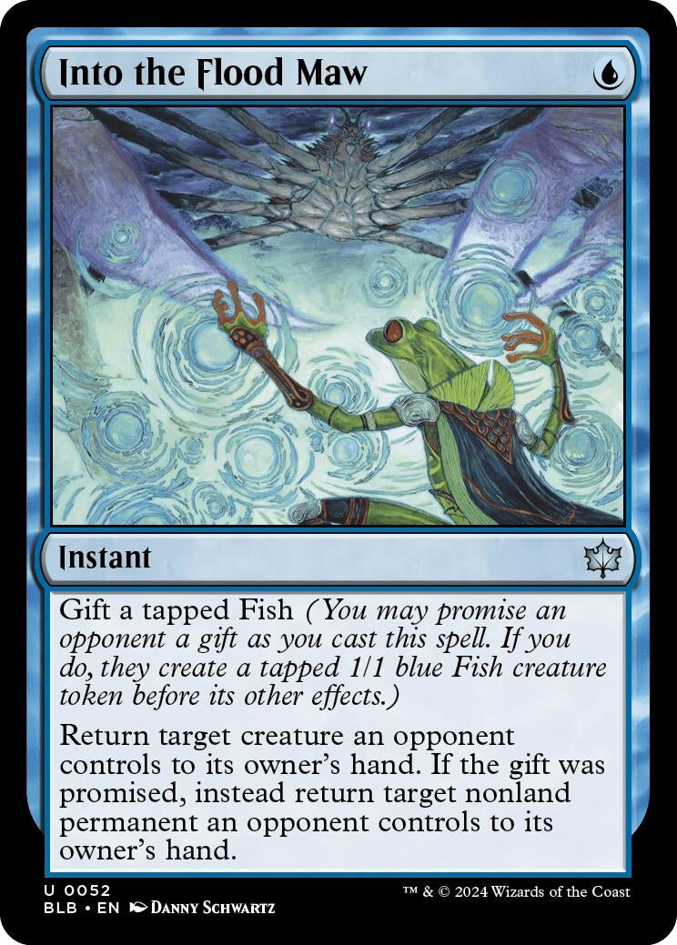 Image for Into the Flood Maw (Bloomburrow) (52) - Magic: The Gathering