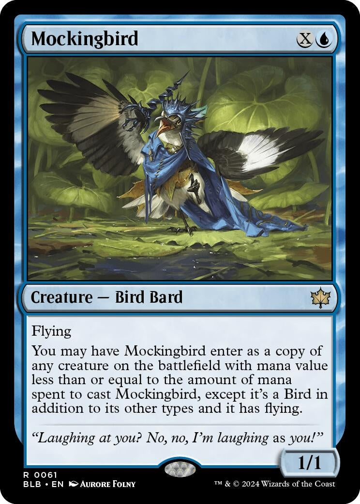 Image for Mockingbird (Bloomburrow) (61) - Magic: The Gathering