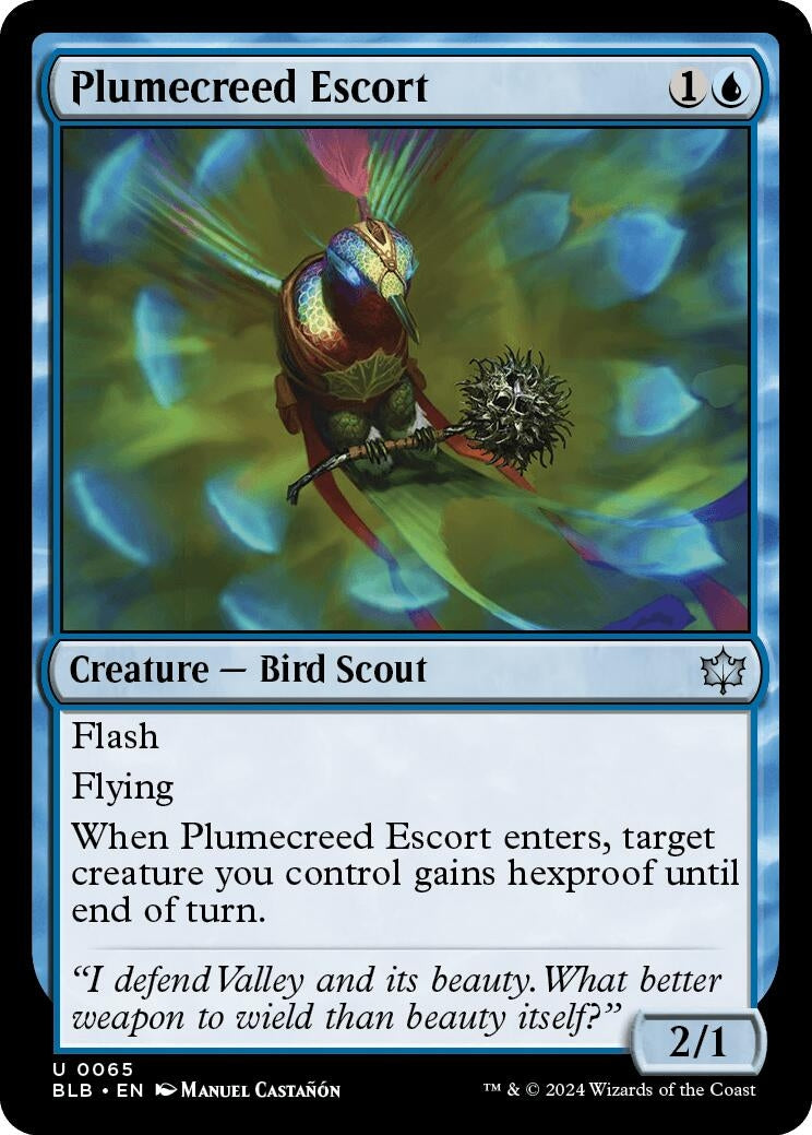 Image for Plumecreed Escort (Bloomburrow) (65) - Magic: The Gathering