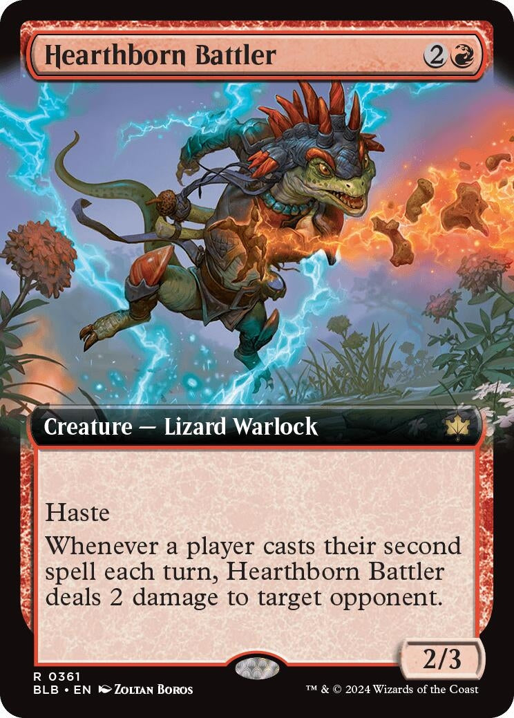 Image for Hearthborn Battler (Extended Art) (Bloomburrow) (361) - Magic: The Gathering