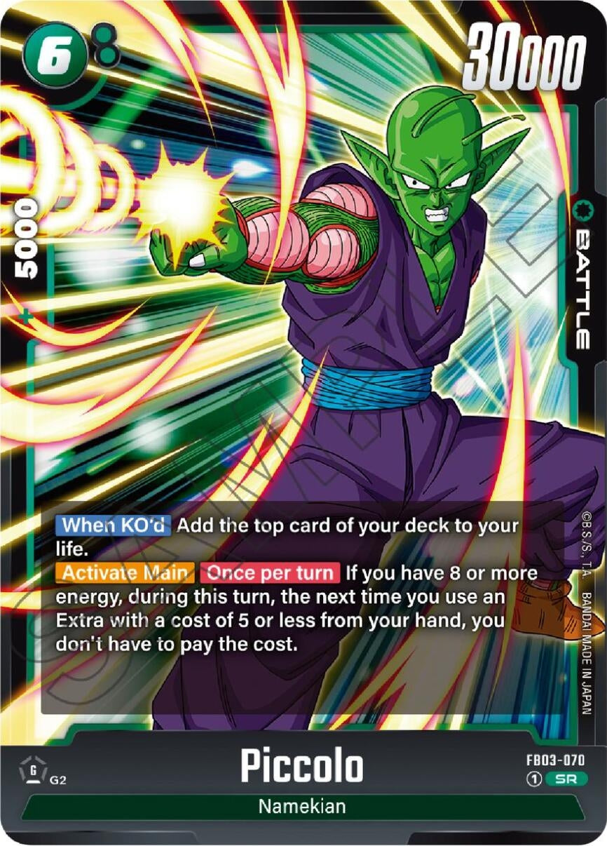Image for Piccolo - FB03-070 (Raging Roar) (FB03-070) - Dragon Ball Super: Fusion World
