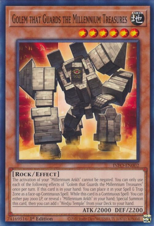 Image for Golem that Guards the Millennium Treasures (The Infinite Forbidden) (INFO-EN002) - YuGiOh
