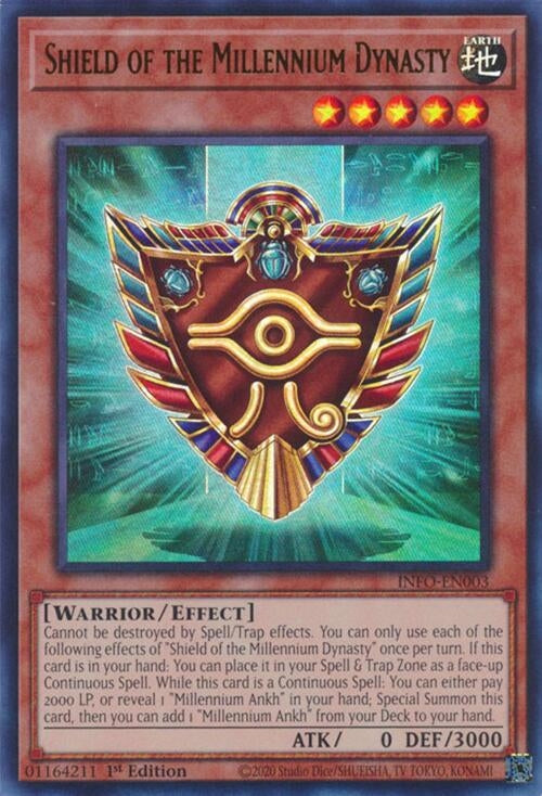Image for Shield of the Millennium Dynasty (The Infinite Forbidden) (INFO-EN003) - YuGiOh