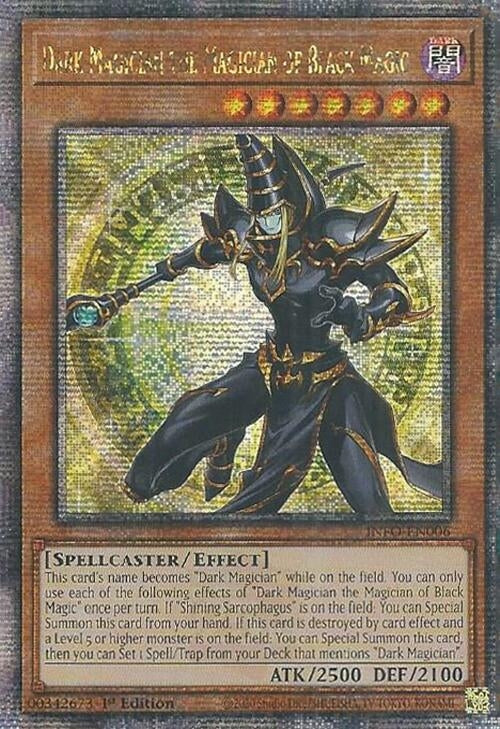 Image for Dark Magician the Magician of Black Magic (Quarter Century Secret Rare) (The Infinite Forbidden) (INFO-EN006) - YuGiOh