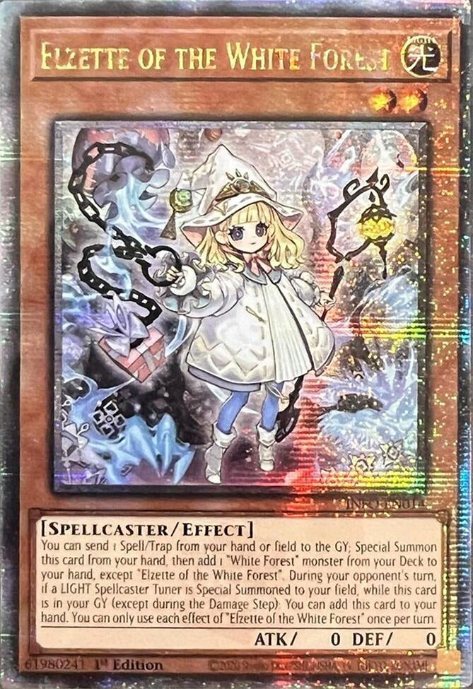 Image for Elzette of the White Forest (Quarter Century Secret Rare) (The Infinite Forbidden) (INFO-EN014) - YuGiOh