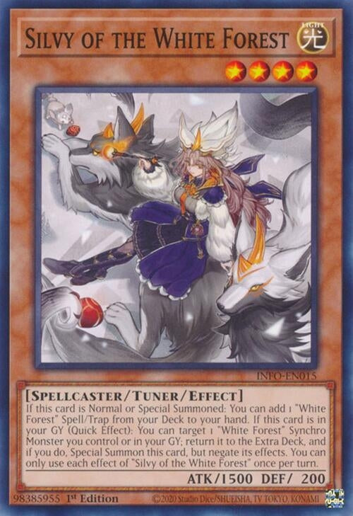 Image for Silvy of the White Forest (The Infinite Forbidden) (INFO-EN015) - YuGiOh