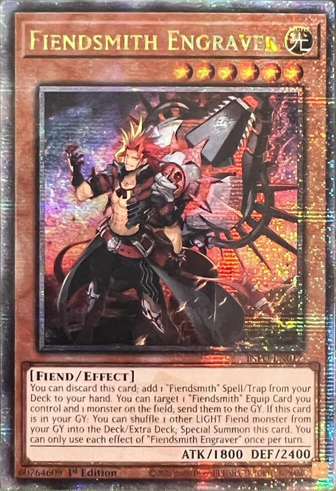 Image for Fiendsmith Engraver (Quarter Century Secret Rare) (The Infinite Forbidden) (INFO-EN017) - YuGiOh