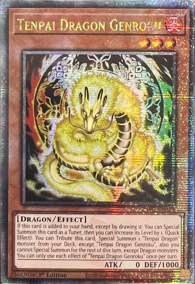 Image for Tenpai Dragon Genroku (Quarter Century Secret Rare) (The Infinite Forbidden) (INFO-EN019) - YuGiOh