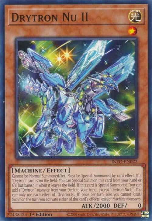 Image for Drytron Nu II (The Infinite Forbidden) (INFO-EN022) - YuGiOh