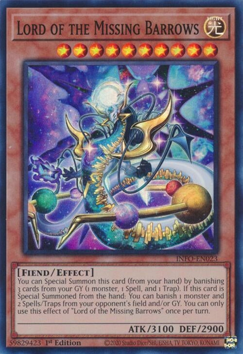 Image for Lord of the Missing Barrows (The Infinite Forbidden) (INFO-EN023) - YuGiOh