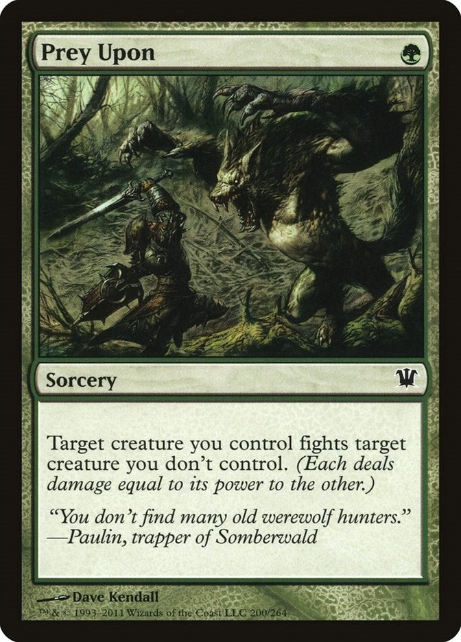 Image for Prey Upon (Innistrad) (200) - Magic: The Gathering