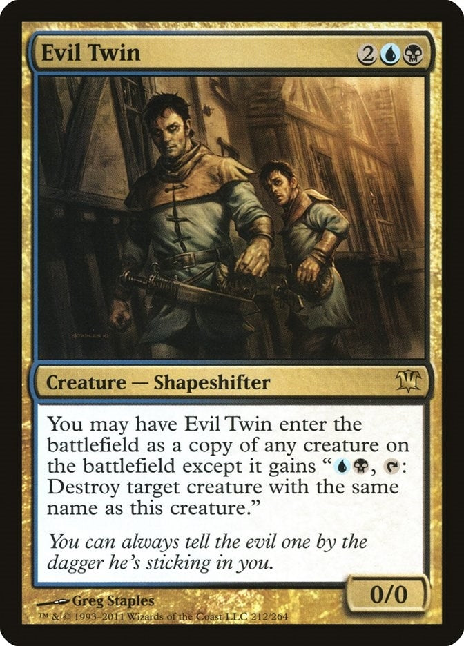 Image for Evil Twin (Innistrad) (212) - Magic: The Gathering