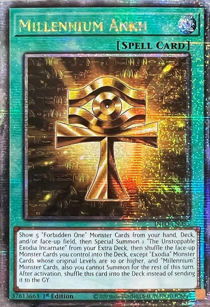 Image for Millennium Ankh (Quarter Century Secret Rare) (The Infinite Forbidden) (INFO-EN053) - YuGiOh
