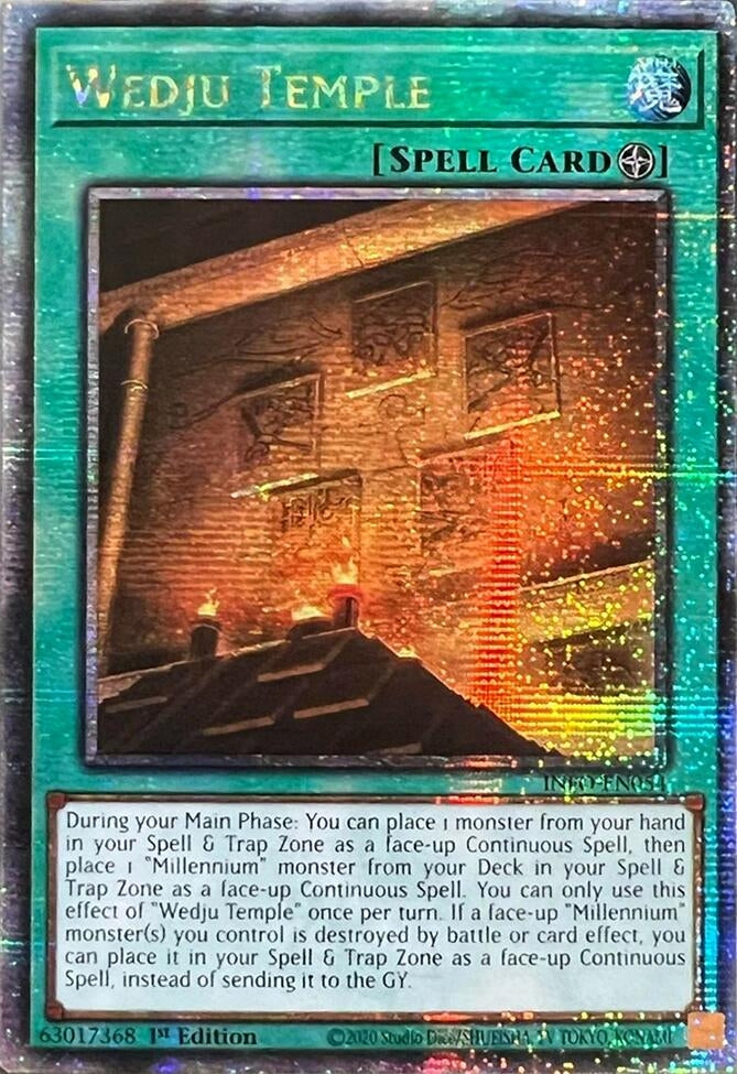 Image for Wedju Temple (Quarter Century Secret Rare) (The Infinite Forbidden) (INFO-EN054) - YuGiOh