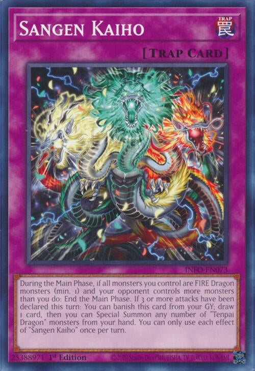 Image for Sangen Kaiho (The Infinite Forbidden) (INFO-EN073) - YuGiOh