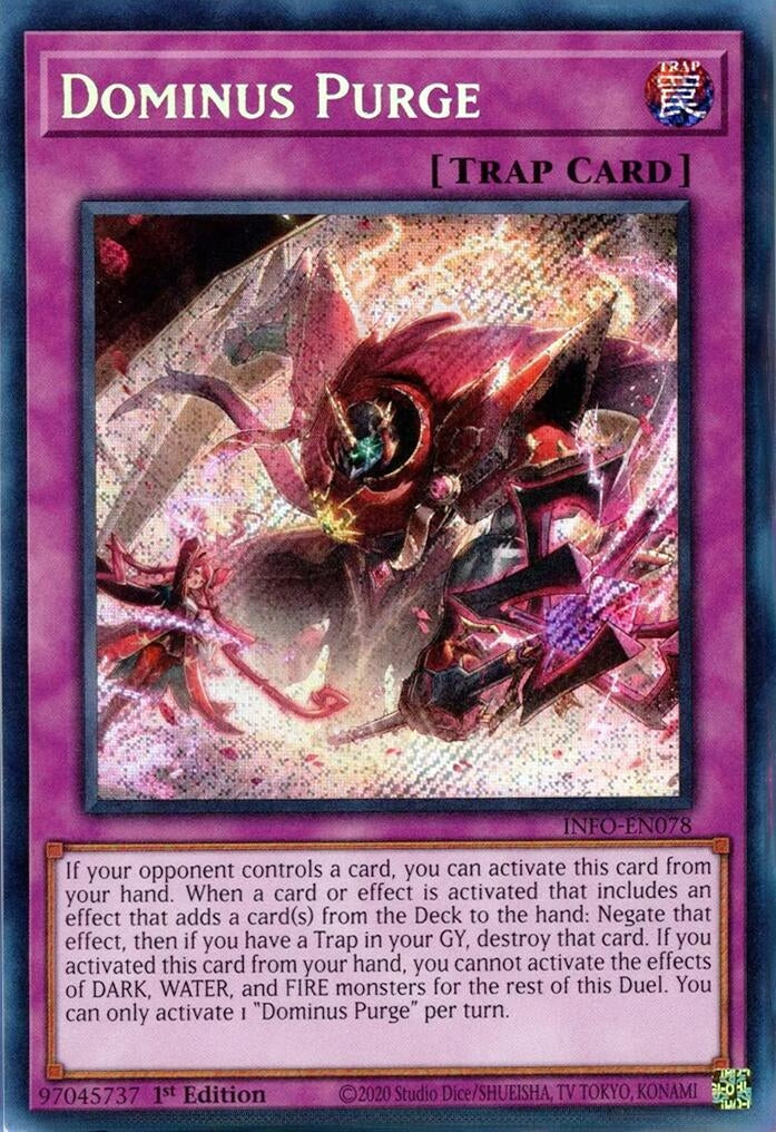 Image for Dominus Purge (The Infinite Forbidden) (INFO-EN078) - YuGiOh