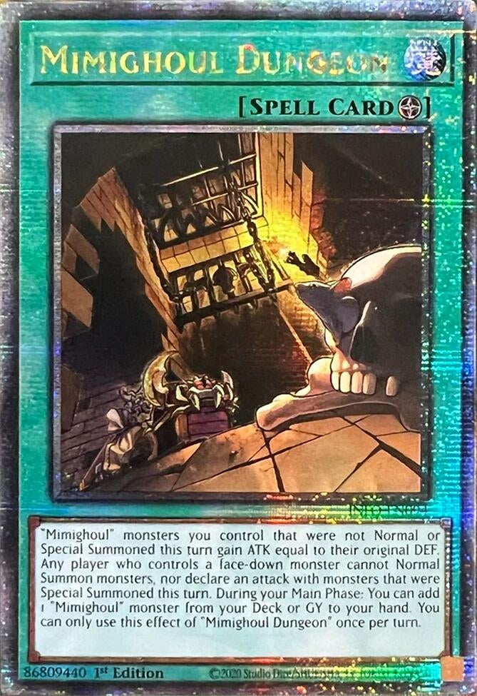 Image for Mimighoul Dungeon (Quarter Century Secret Rare) (The Infinite Forbidden) (INFO-EN094) - YuGiOh