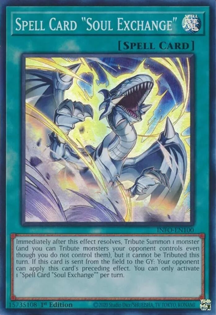 Image for Spell Card "Soul Exchange" (The Infinite Forbidden) (INFO-EN100) - YuGiOh