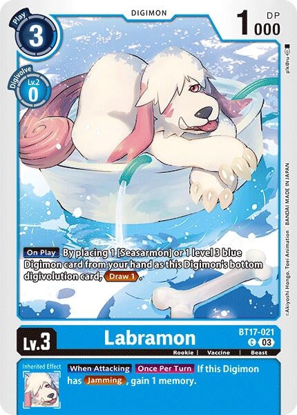 Image for Labramon (BT17) (BT17-021 C) - Digimon Card Game