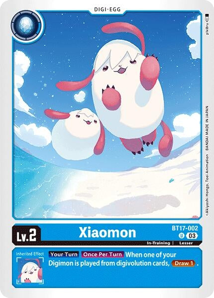 Image for Xiaomon (BT17) (BT17-002 U) - Digimon Card Game