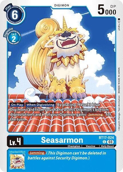Image for Seasarmon (BT17) (BT17-024 C) - Digimon Card Game