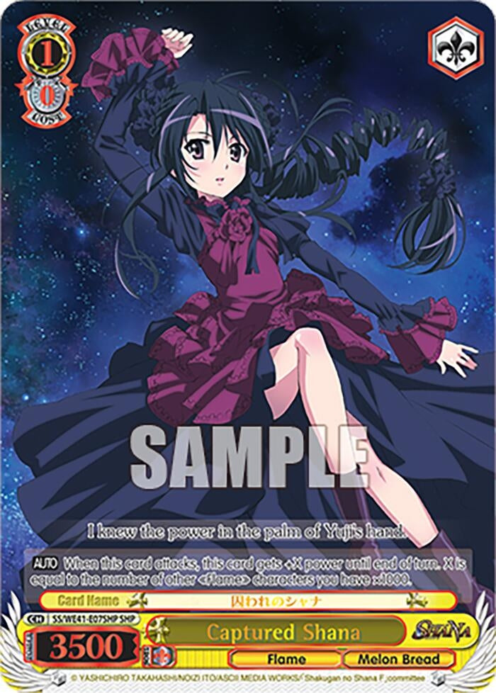 Image for Captured Shana (SHP) (Shakugan no Shana Premium Booster) (SS/WE41-E07SHP SHP) - Weiss Schwarz