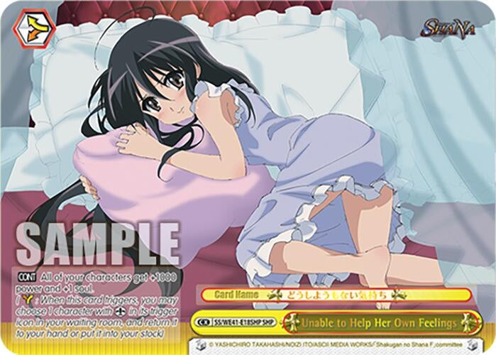 Image for Unable to Help Her Own Feelings (SHP) (Shakugan no Shana Premium Booster) (SS/WE41-E18SHP SHP) - Weiss Schwarz