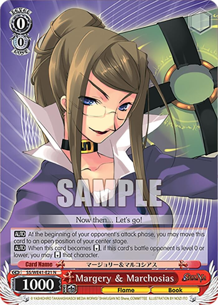 Image for Margery & Marchosias (Shakugan no Shana Premium Booster) (SS/WE41-E21 N) - Weiss Schwarz