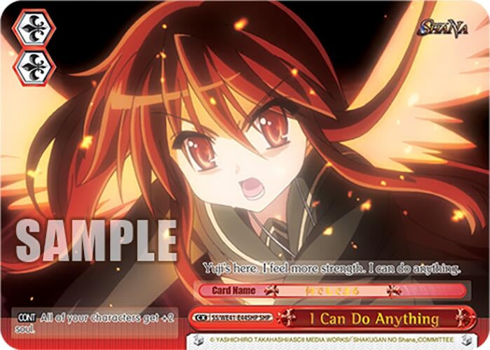 Image for I Can Do Anything (SHP) (Shakugan no Shana Premium Booster) (SS/WE41-E44SHP SHP) - Weiss Schwarz