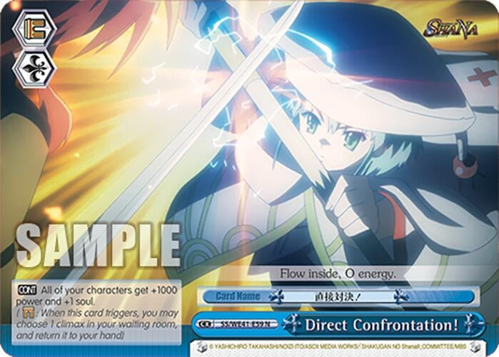 Image for Direct Confrontation! (Shakugan no Shana Premium Booster) (SS/WE41-E59 N) - Weiss Schwarz