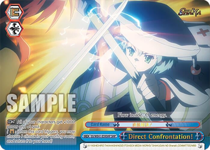 Image for Direct Confrontation! (SHP) (Shakugan no Shana Premium Booster) (SS/WE41-E59SHP SHP) - Weiss Schwarz