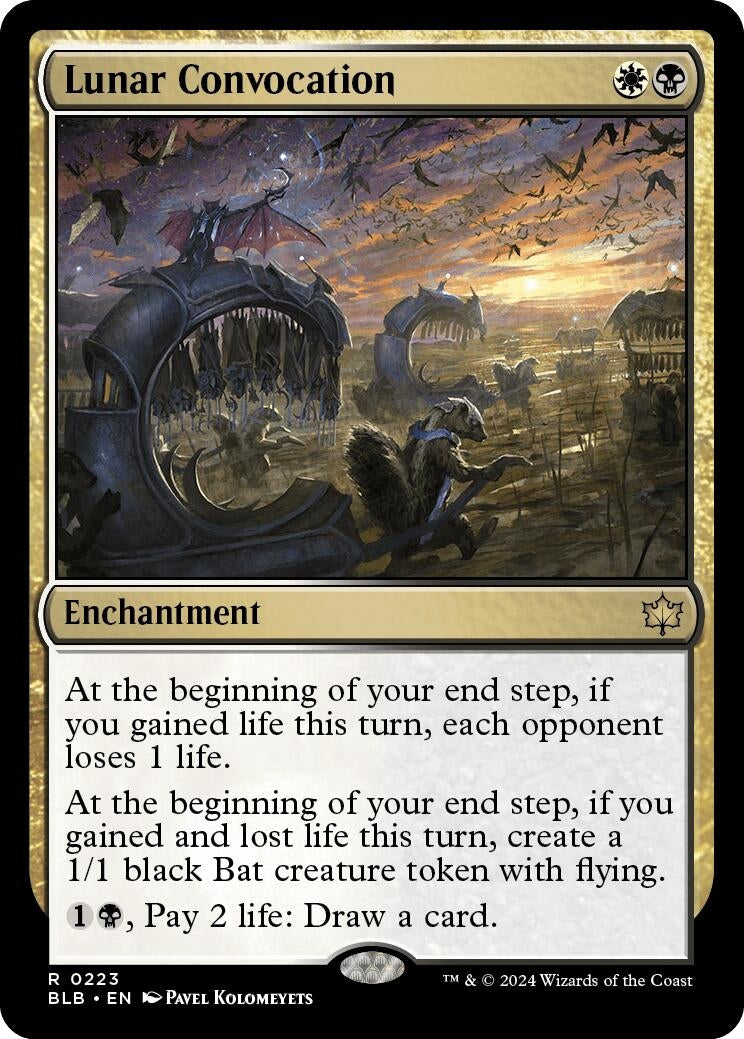 Image for Lunar Convocation (Bloomburrow) (223) - Magic: The Gathering