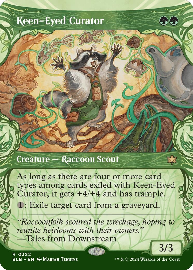 Image for Keen-Eyed Curator (Showcase) (Bloomburrow) (322) - Magic: The Gathering