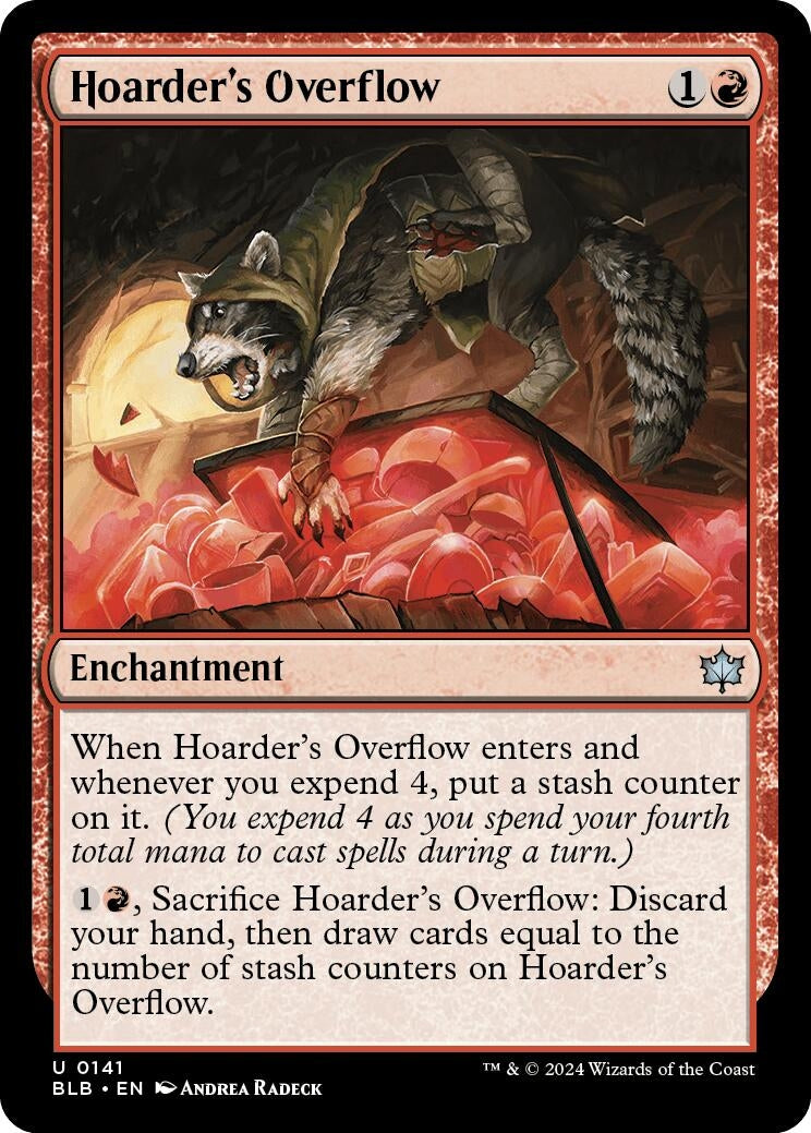 Image for Hoarder's Overflow (Bloomburrow) (141) - Magic: The Gathering