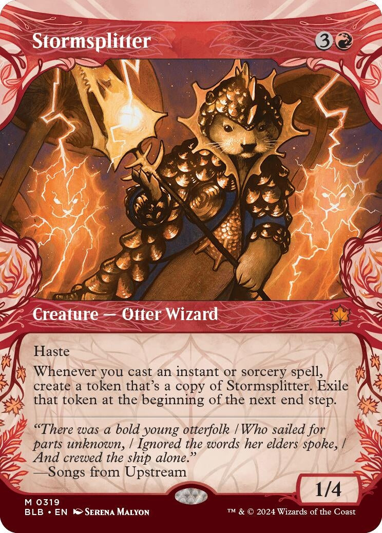 Image for Stormsplitter (Showcase) (Bloomburrow) (319) - Magic: The Gathering
